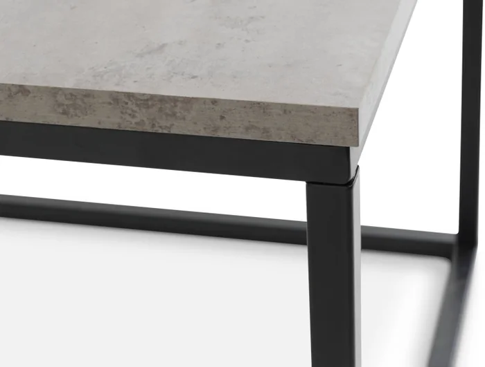Mesa de centro DOKKEDAL 75x115 hormigón en Negro - Mesas de arrimo, Uruguay | JYSK, vista 2