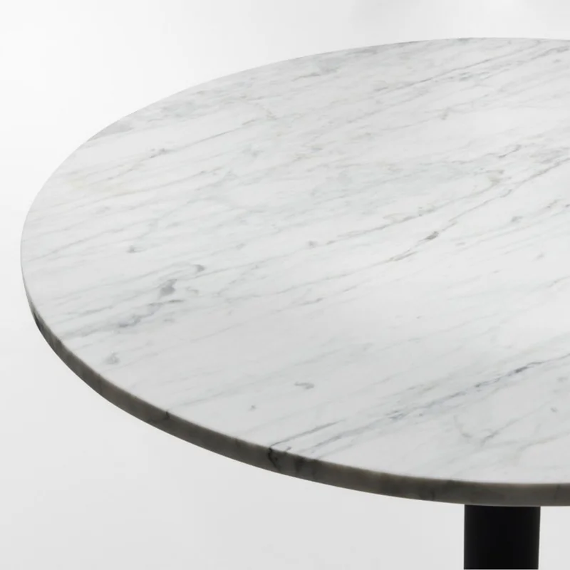 MESA DE EXTERIOR OASIS Gris CIRCULAR en Blanco - Mesas de comedor, Uruguay | Viasono, vista 3