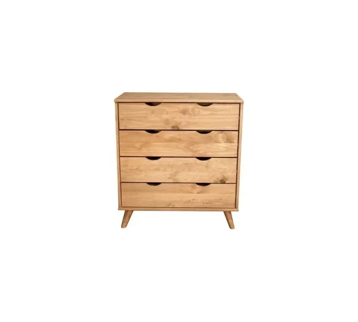Cómoda 4 Cajones - Linea Dublin en Madera natural - Cómodas, Uruguay | Rústico Hogar, vista 2