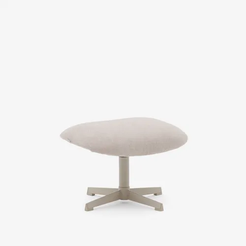 Reposapiés Jaspe - beige y metal con acabado gris FSC 100% en Beige - Butacas, banquetas y puffs, Uruguay | Kavehome