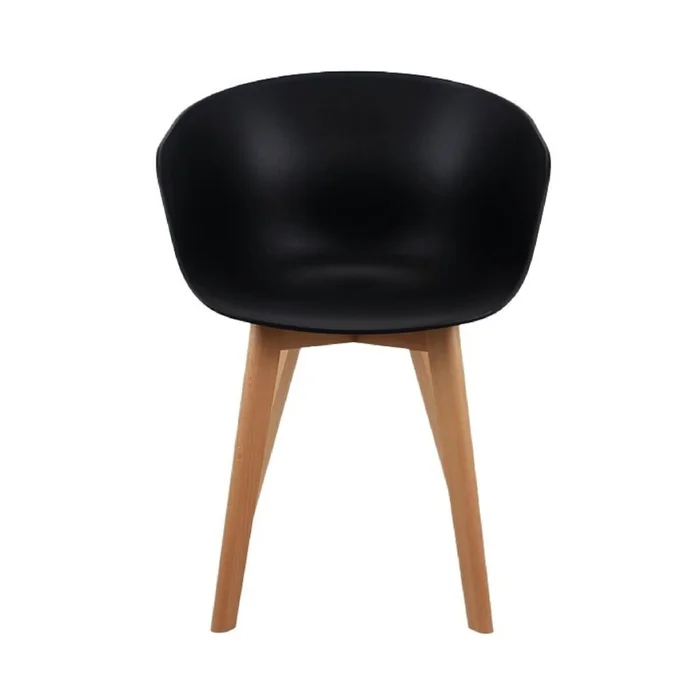 SILLA HAY POLI/MADERA 57X54X80CM NEGRO en Negro - Sillas, Uruguay | Decohogar, vista 3