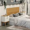 Respaldo - Linea Nórdica - 2 Plazas en Madera natural - Respaldos de cama, Uruguay | Rústico Hogar, vista 2 de 5