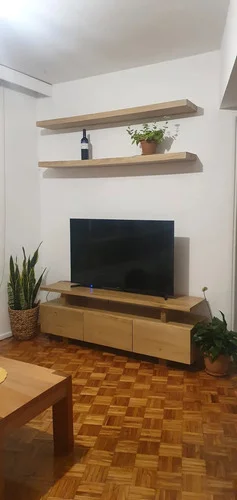 Rack Mueble Para Tv Ozark Adella Fabricación Artesanal A Elección en Madera natural, Uruguay | Ozark Home, vista 4