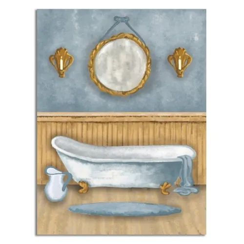 CUADRO CANVAS 30x40cm BAÑO 2 - Decoración de pared, Uruguay | Decohogar