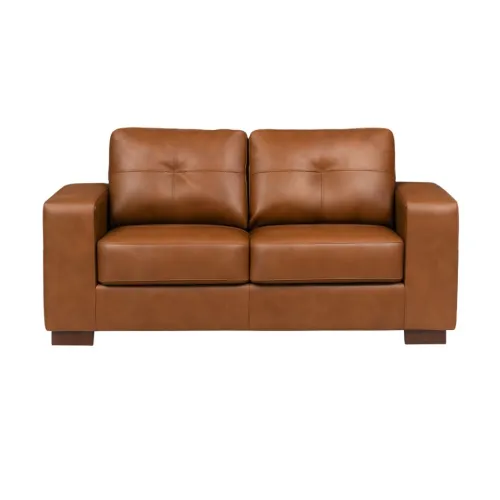 SOFA 100% CUERO - MODELO DOMINI 2 CUERPOS - MARRON en Marrón - Sillones y sofás, Uruguay | Champagne Home
