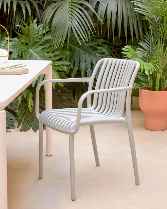 Silla de exterior Isabellini - gris claro en Gris - Sillas, Uruguay | Kavehome, vista 5