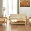 Mesa Ratona Rieti en Madera natural - Muebles, Uruguay | Uruguay Bamboo, vista 4 de 5