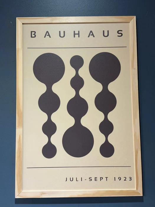 Kit 2 Cuadros - Bauhaus Negro - 40 x 60 en Negro - Decoración de pared, Uruguay | Berna Home, vista 4
