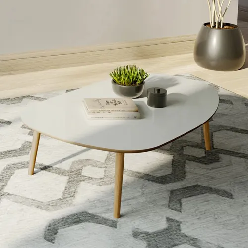 Mesa Ratona 120CM Organica Sofia - 100% MDF - Mesas de living, Uruguay | Balton