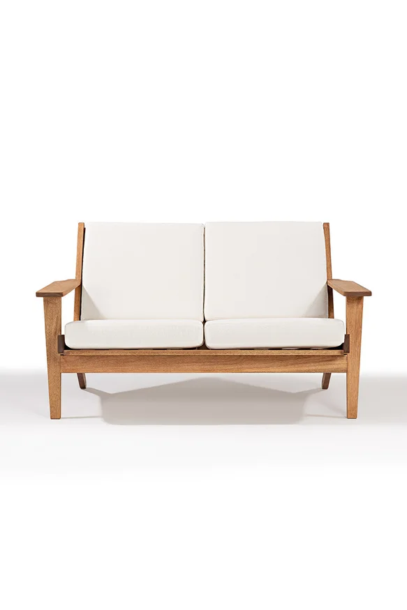SOFA LOTUS 2 LUGARES ACQUABLOCK CRUDO 144x87x86CM JATOBA - Muebles para el exterior, Uruguay | Vinibel, vista 2