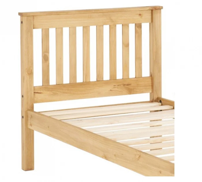 Cama 1 Plaza - Madera maciza - Linea Mexicana en Madera natural - Dormitorio, Uruguay | Rústico Hogar, vista 3