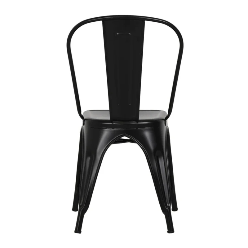 Silla Clásica Tolix - Negro en Negro - Sillas, Uruguay | Rústico Hogar, vista 5