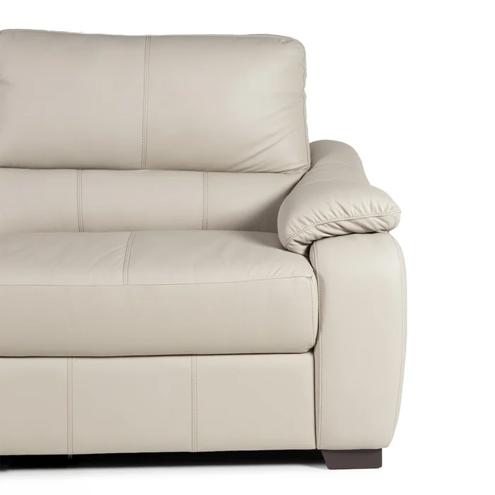 Sofá Portofino - Cuero Básico - 3 cuerpos - Arena - (Preventa) en Beige - Sillones y sofás, Uruguay | Nyr, vista 4