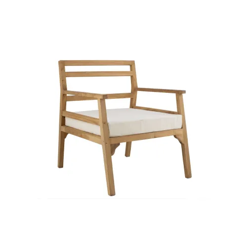 SILLON MADERA TECA 71x79x86.5CM en Madera natural - Sillones y sofás, Uruguay | Koz