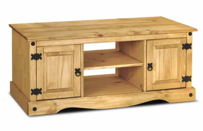 RACK  LINEA MEXICANA 2 PTAS 1 EST NATURAL MEX004NA - Muebles para TV, Uruguay | Rosas Hermanos