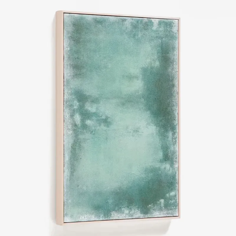 Cuadro abstracto Selnar - verde 60 x 90 cm en Amarillo - Decoración de pared, Uruguay | Kavehome