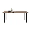 MESA RAVELLO 200x100x76CM BASE NEGRA en Negro - Mesas de arrimo, Uruguay | Koz, vista 1 de 4