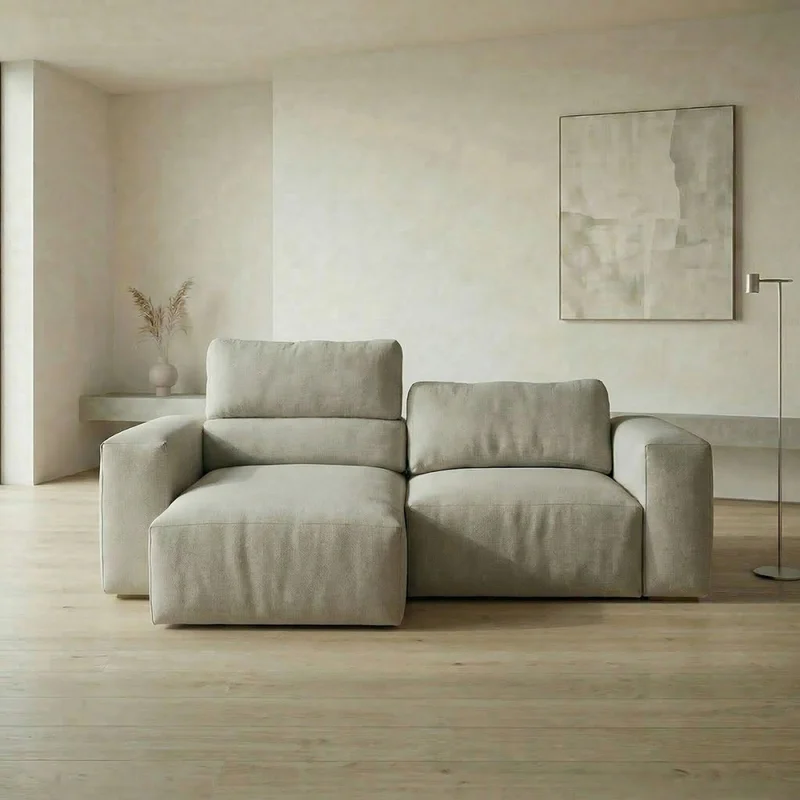 Sofá Cártago (Retráctil) - Tela Microfibra - 3 cuerpos - FX4-10 (Beige) en Beige - Sillones y sofás, Uruguay | Nyr, vista 6