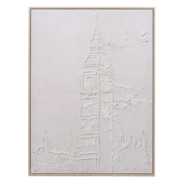 Cuadro City Ii, 60x80, Blanco Papel Tk25gg509a en Blanco - Decoración de pared, Uruguay | Divino