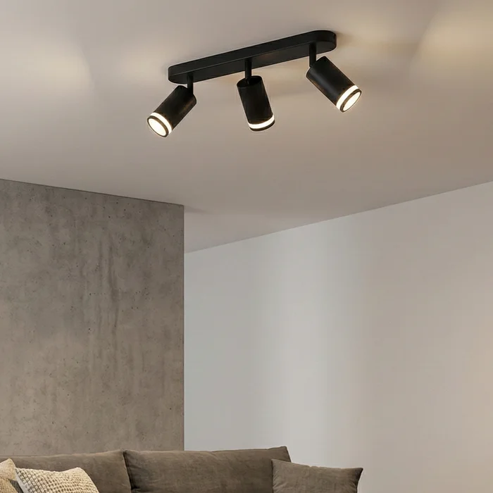 Aplique de Pared Orion Triple en Negro - Iluminación, Uruguay | La Perla, vista 3