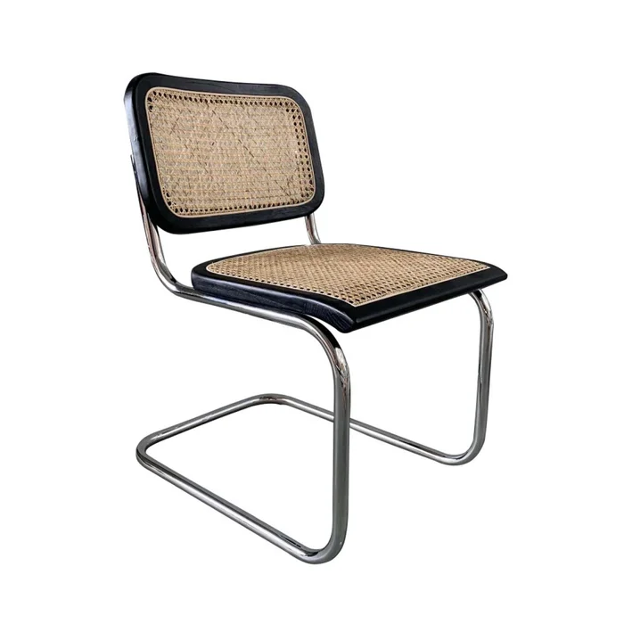 Silla Rattan-y-madera Natural-beige Bauhaus en Beige - Sillas, Uruguay | Divino, vista 2