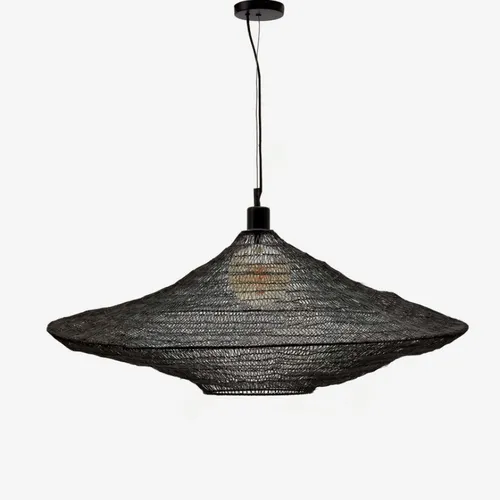 Lámpara de techo Makai de metal con acabado negro - Ø 87 cm en Negro - Lámparas colgantes, Uruguay | Kavehome