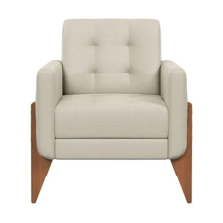 Butaca Brooklin en Beige - Butacas, banquetas y puffs, Uruguay | La Cueva Muebles