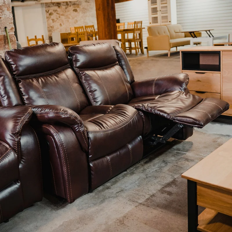 Sillón Recliner 2 Cuerpos - Kingdom en Marrón - Sillones y sofás, Uruguay | Ecowood, vista 5