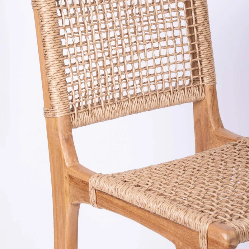 Silla Bar Madera Natural-beige Curazao en Beige - Muebles para el exterior, Uruguay | Divino, vista 4
