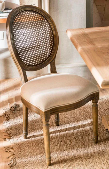 SILLA OVALO CON ESTERILLA - CLARA en Madera natural - Sillas, Uruguay | La Iberica, vista 9