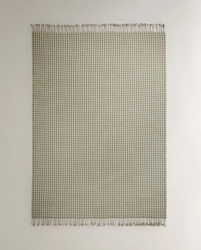 MANTA JACQUARD CUADROS - Textiles, Uruguay | Zara Home, vista 2