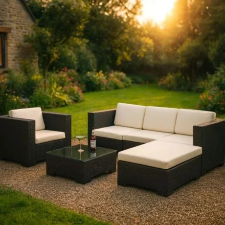 Juego de Jardin Manhattan en Beige - Muebles para el exterior, Uruguay | La Cueva Muebles, vista 6