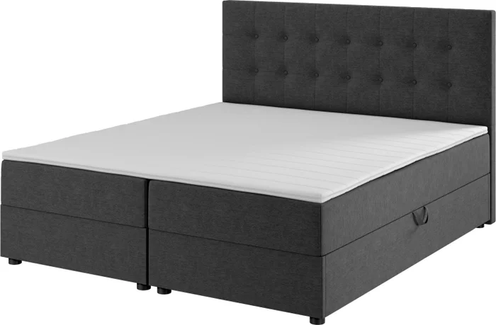 Respaldo botones 180x122 H70 gr-40 en Gris - Respaldos de cama, Uruguay | JYSK, vista 2