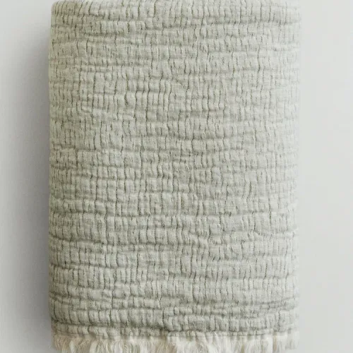 MANTA JACQUARD TEXTURA - Textiles, Uruguay | Zara Home
