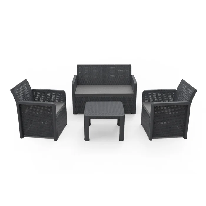 Juego De Jardín Modelo Azores Confort Grafito - Muebles para el exterior, Uruguay | Castro