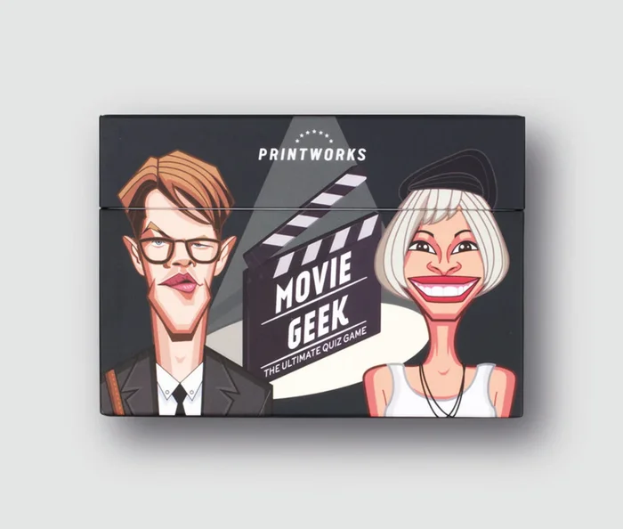 Juego Trivia Movie Geek en Negro - Decoración, Uruguay | Martinika Deco