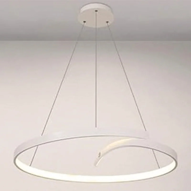 Luminaria led colgante 72W Gris en Blanco - Lámparas colgantes, Uruguay | Decotech, vista 4