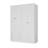 Placard 4 Puertas Mdf Blanco Americano Plus en Blanco - Roperos y placares, Uruguay | Divino, vista 4 de 4