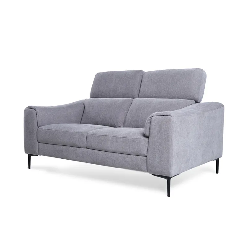 Sofá Hashtag - Tela Microfibra - 2 cuerpos - 6686-7 Gris en Gris - Sillones y sofás, Uruguay | NYR