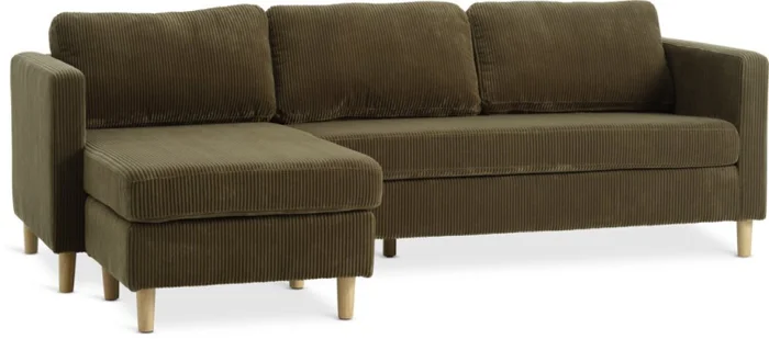 Sofá FALSLEV chaise longue verde oliva en Verde - Sillones y sofás, Uruguay | JYSK, vista 2