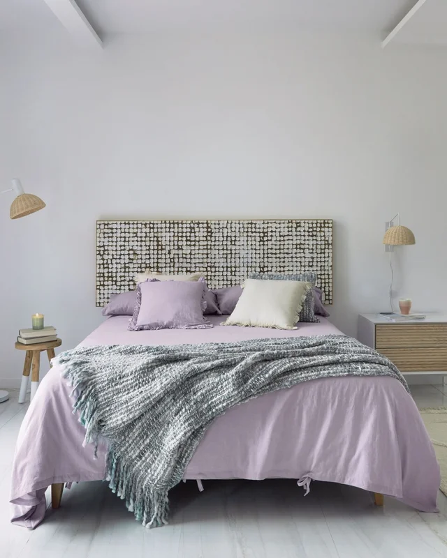 Manta Persis gris y blanco 125 x 150 cm en Multicolor - Textiles, Uruguay | Kavehome, vista 3