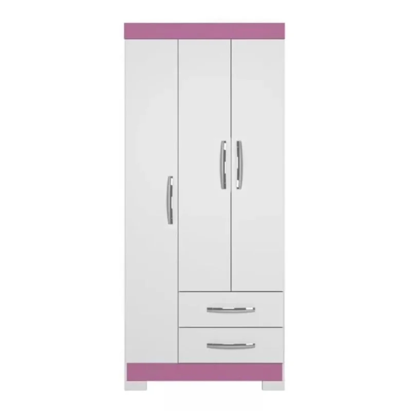 Ropero 3 puertas Flex en Blanco - Roperos y placares, Uruguay | La Cueva Muebles, vista 4