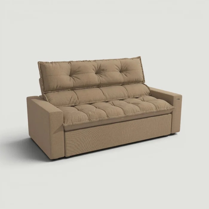 Sofa Viteli 193CM - Retractil/Reclinable en Beige - Sillones y sofás, Uruguay | Balton, vista 5