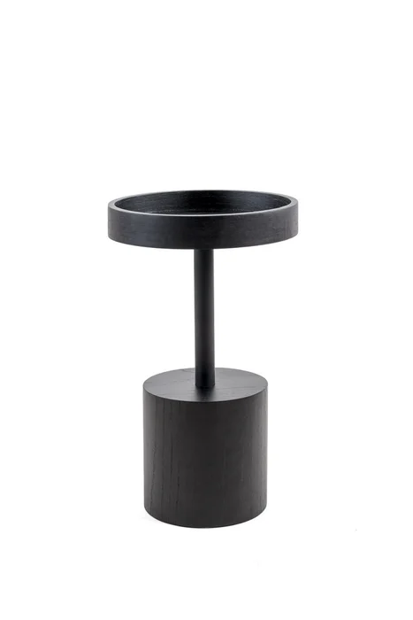 MESA LATERAL STAR M CINAMOMO NEGRA 35X35X55H CM, Uruguay | Vinibel, vista 2