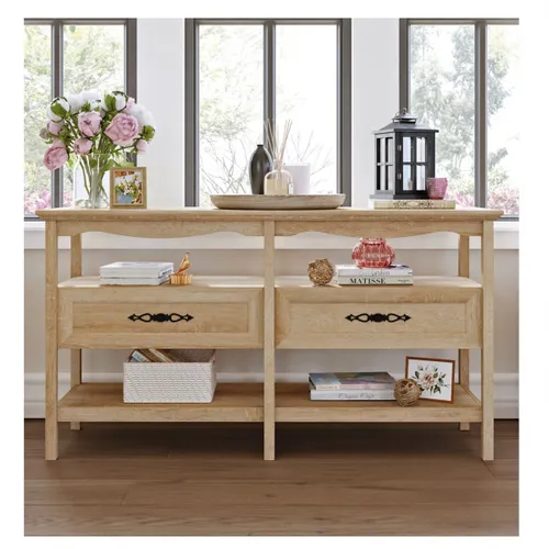 Mueble para TV Madera Tradicional Sauder Linea Adaline en Marrón - Muebles para TV, Uruguay | Rústico Hogar