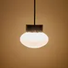 Lámpara de techo Idela de cristal ahumado y mármol negro Ø15 cm en Negro - Lámparas colgantes, Uruguay | Kavehome, vista 3 de 4