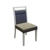 SILLA EN MADERA LACA BLANCA - TAPIZADA TELA GRIS en Multicolor - Sillas, Uruguay | Champagne Home, vista 1 de 4