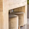MESA DE ARRIMO / CONSOLA TAURET - 1.42 MTS en Madera natural - Bibliotecas, Uruguay | La Iberica, vista 21 de 32