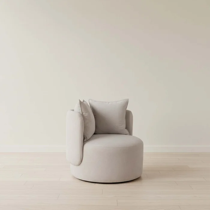 Butaca 1 Cuerpo Tela Natural-beige Luna Natural en Madera natural - Sillones y sofás, Uruguay | Divino