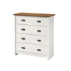 Cómoda 4 cajones Blanco Línea Colonial en Blanco - Cómodas, Uruguay | Ecowood, vista 1 de 7